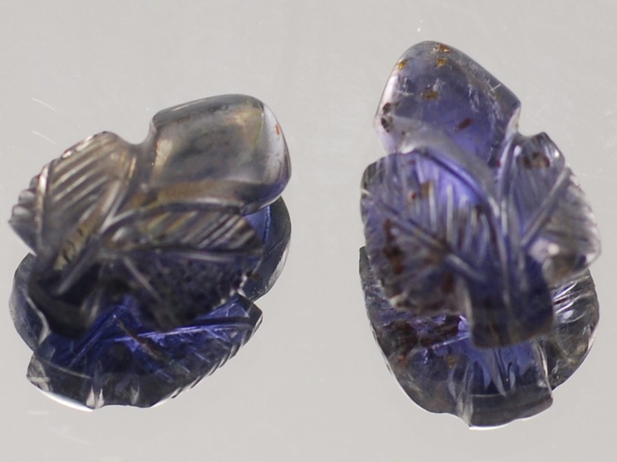 carved iolite