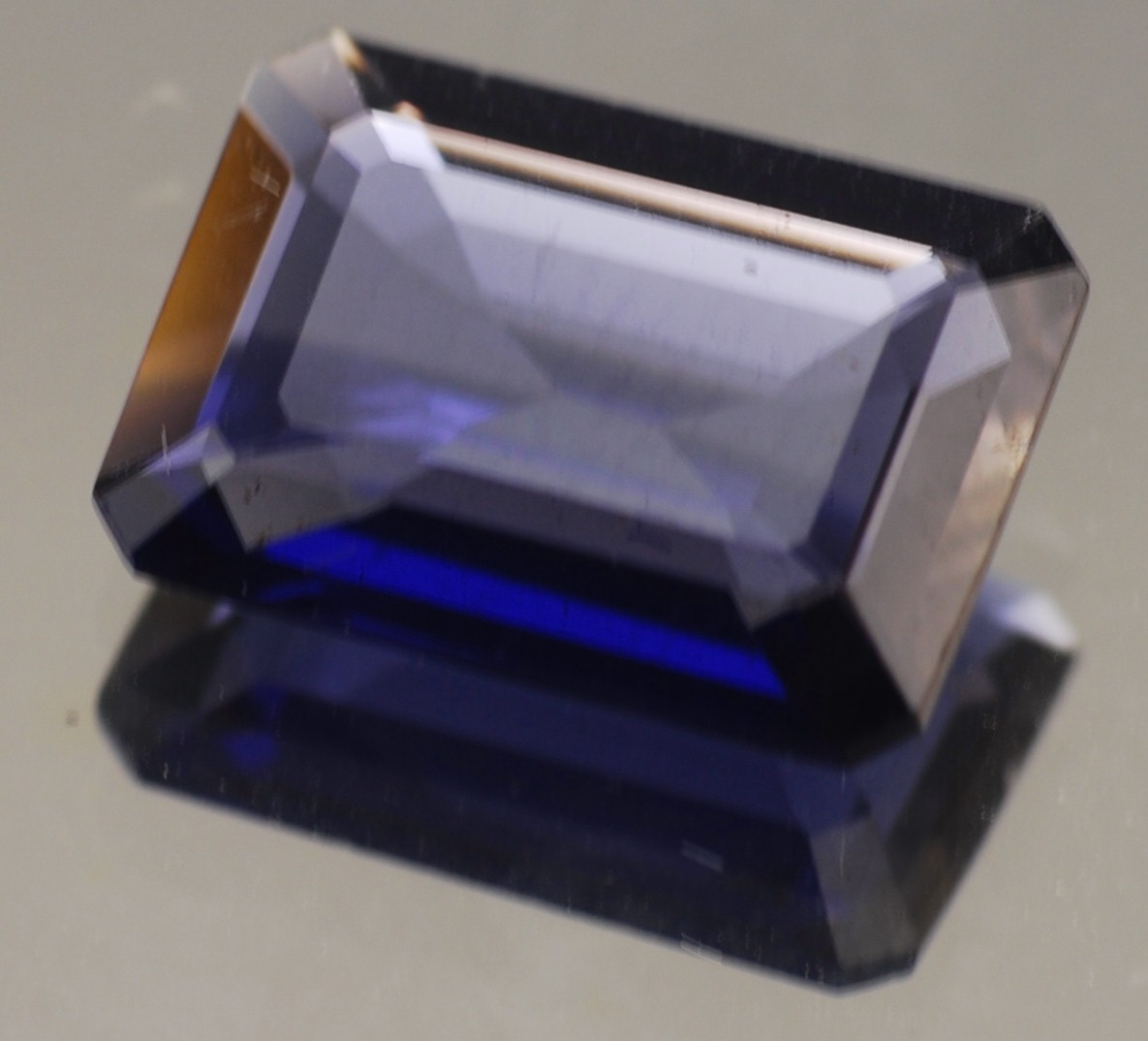 emerald cut iolite