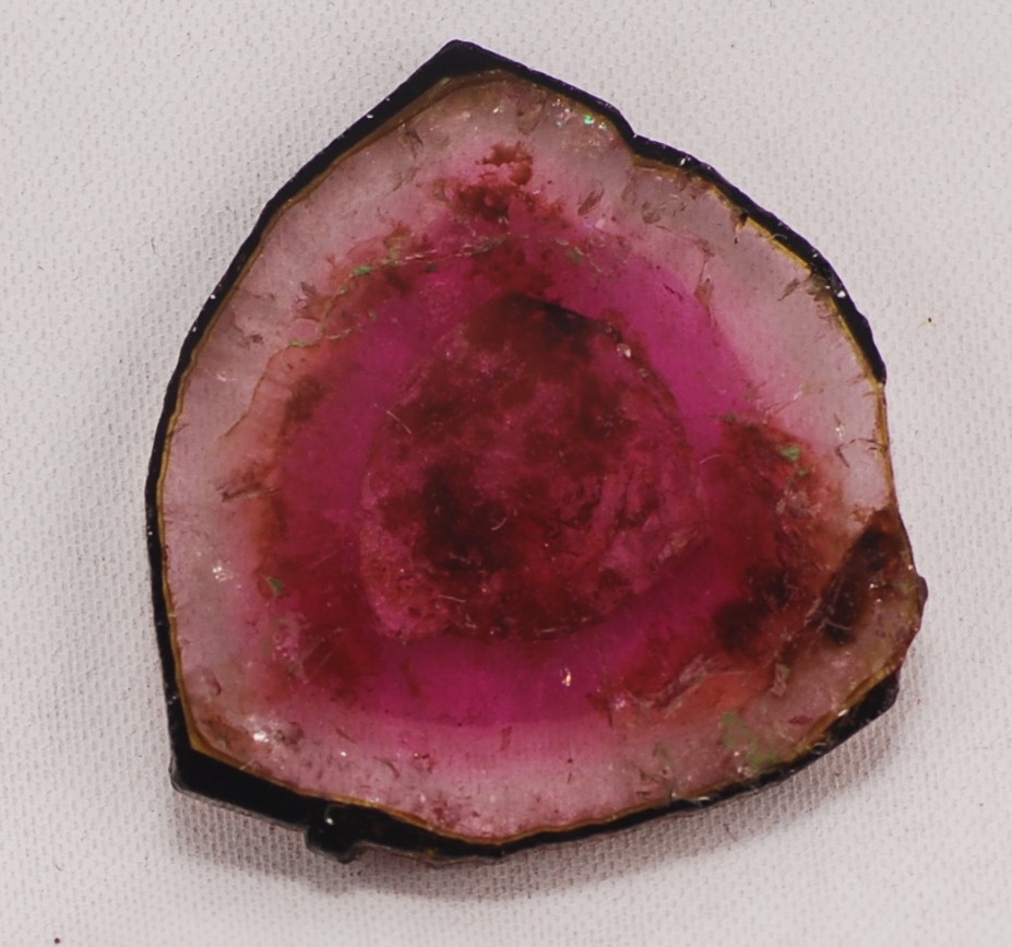 tourmaline crystal slice