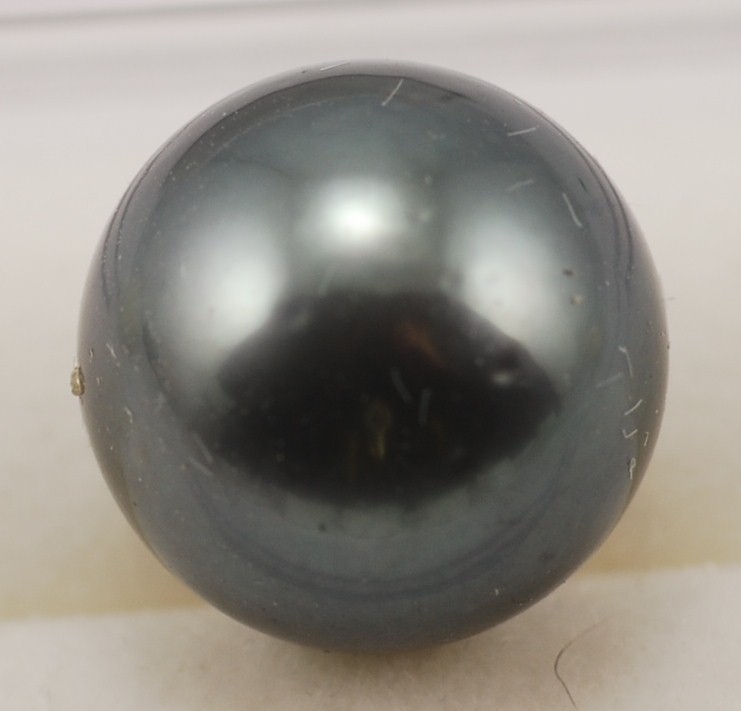 silver/black tahitian pearl